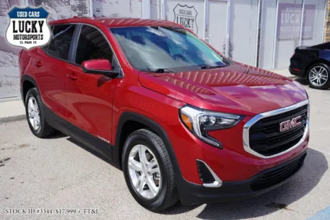 Red 2021 GMC TERRAIN SLE for sale in El Paso, TX