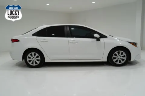 White 2020 TOYOTA COROLLA LE for sale in El Paso, TX
