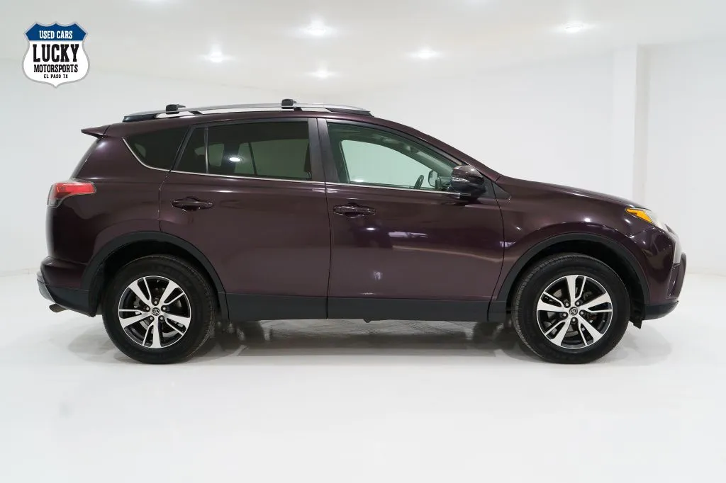 Purple 2017 TOYOTA RAV4 XLE for sale in El Paso, TX
