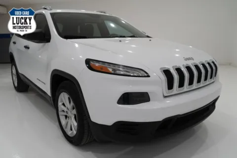 White 2015 JEEP CHEROKEE SPORT for sale in El Paso, TX