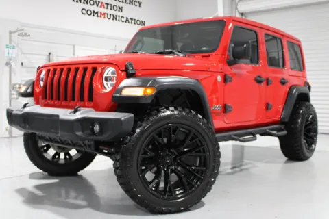 Red 2020 Jeep Wrangler Unlimited for sale in Hattiesburg, MS