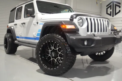 Another view of 2020 Jeep Wrangler Unlimited SPORT WHITE for sale in Hattiesburg, MS at Custom Truck Concepts