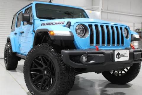Another view of 2021 Jeep Wrangler Unlimited RUBICON BLUE Rubicon for sale in Hattiesburg, MS at Custom Truck Concepts