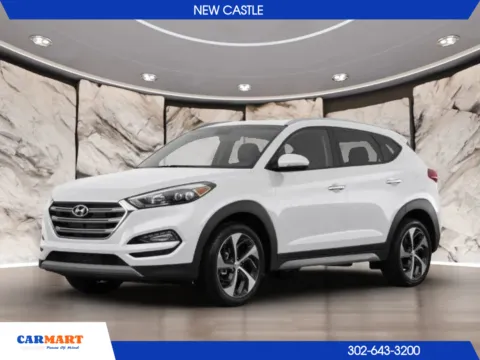 White 2018 Hyundai Tucson Sport SUV 4D for sale in New Castle, DE
