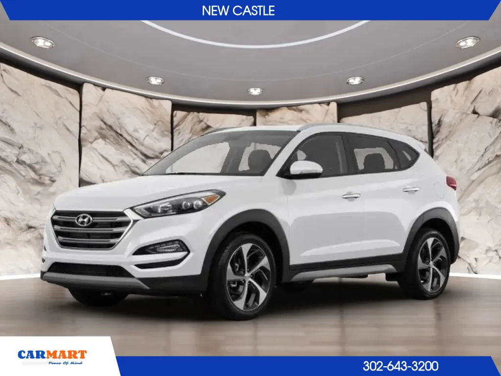 White 2018 Hyundai Tucson Sport SUV 4D for sale in New Castle, DE