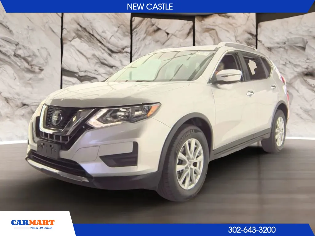Silver 2019 Nissan Rogue SV Sport Utility 4D for sale in New Castle, DE
