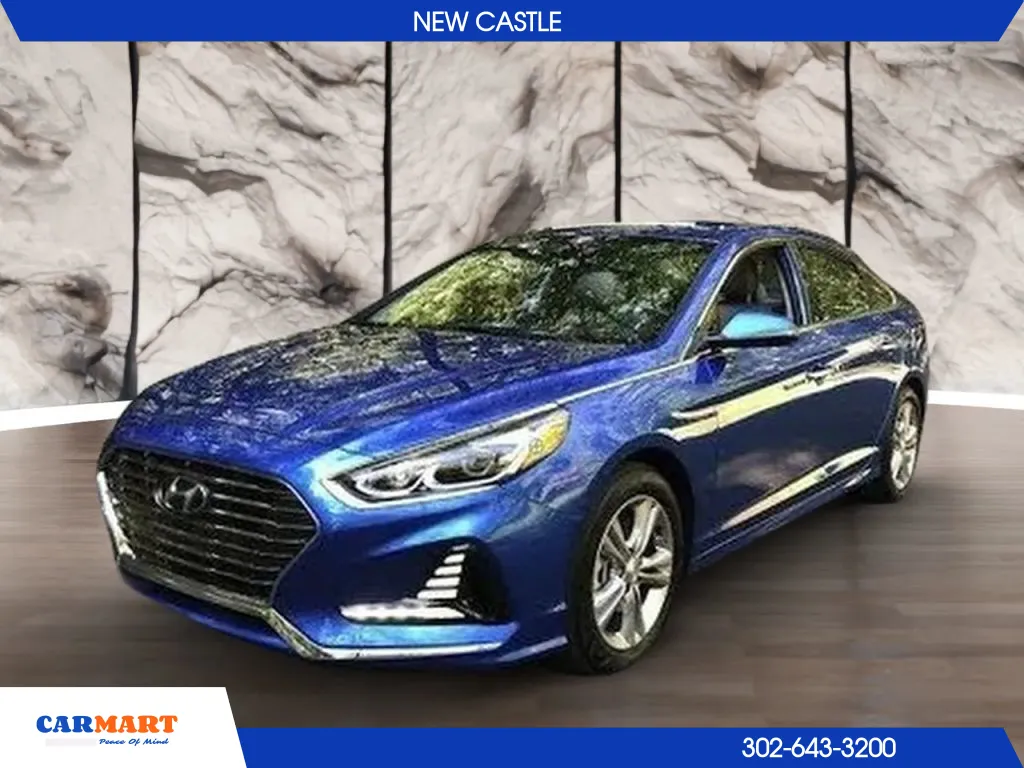Blue 2018 Hyundai Sonata SE Sedan 4D for sale in New Castle, DE