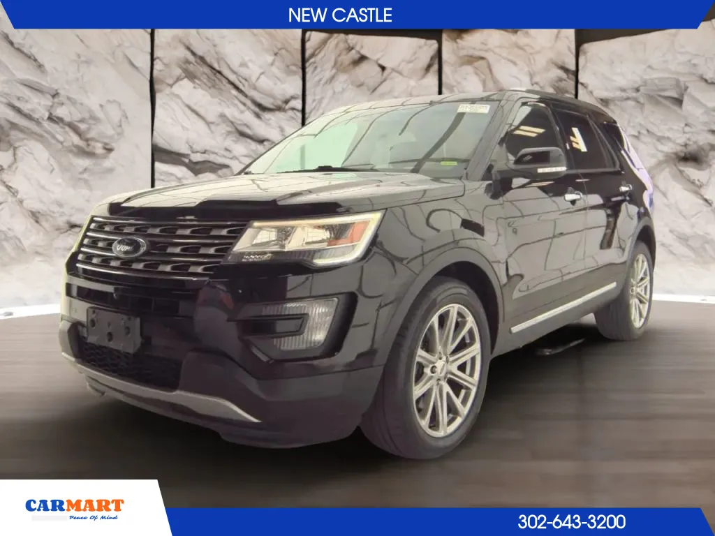 Black 2016 Ford Explorer Limited Sport Utility 4D for sale in New Castle, DE