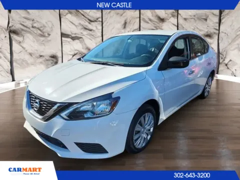 White 2019 Nissan Sentra S Sedan 4D for sale in New Castle, DE