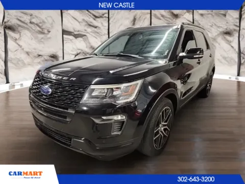 Black 2018 Ford Explorer Sport SUV 4D for sale in New Castle, DE