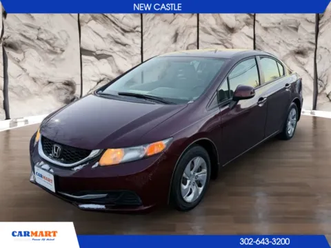Red 2013 Honda Civic LX Sedan 4D for sale in New Castle, DE