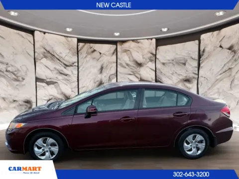 Another view of 2013 Honda Civic LX Sedan 4D for sale in New Castle, DE at CARMART - New Castle