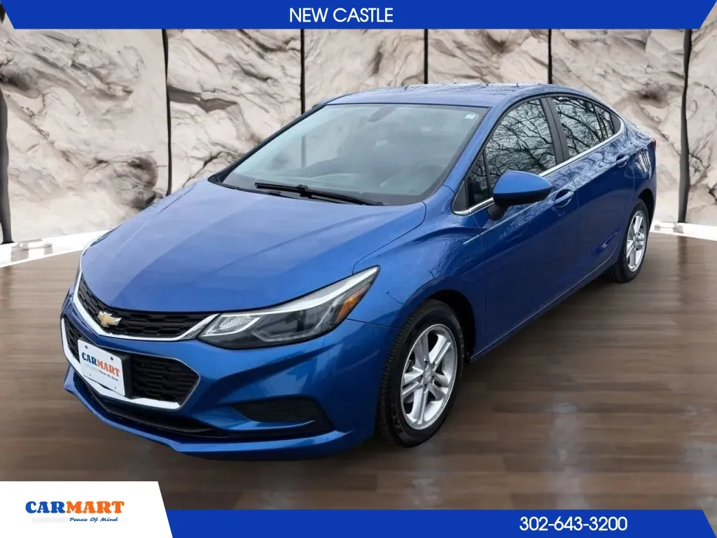 Blue 2017 Chevrolet Cruze LT Sedan 4D for sale in New Castle, DE