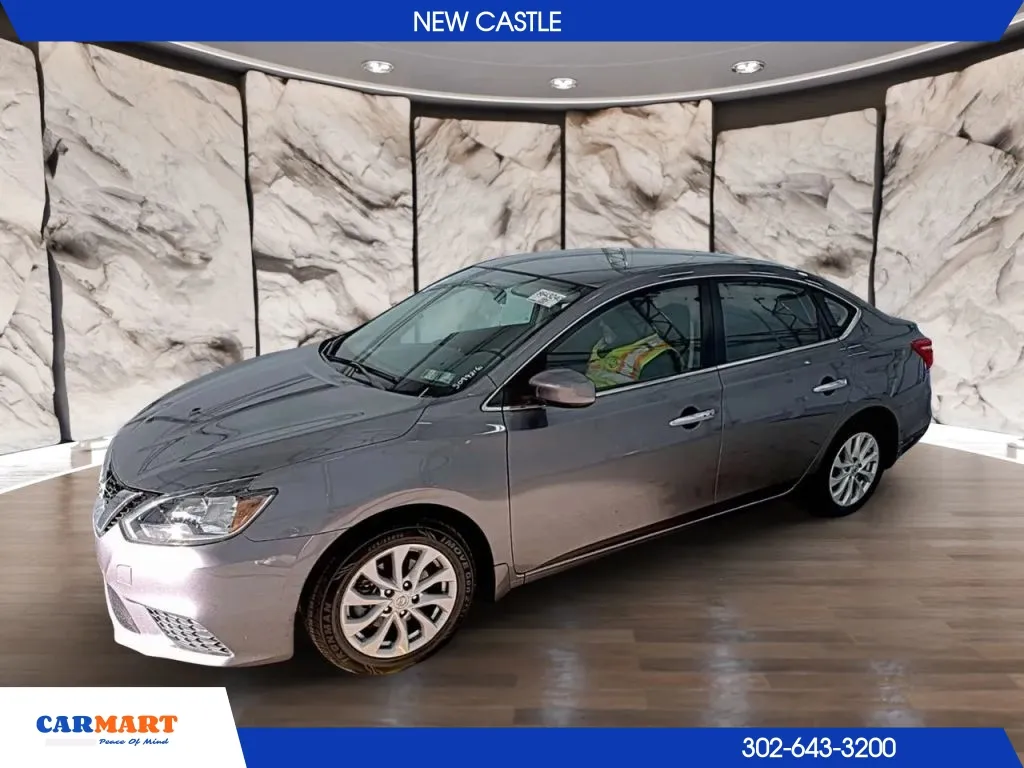 Gray 2019 Nissan Sentra SV Sedan 4D for sale in New Castle, DE