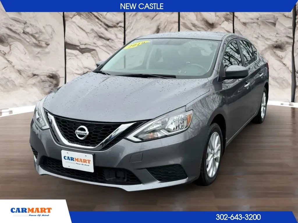 Gray 2019 Nissan Sentra SV Sedan 4D for sale in New Castle, DE