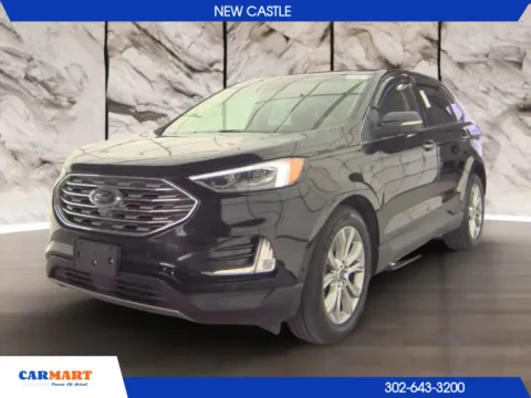 Black 2019 Ford Edge Titanium Sport Utility 4D for sale in New Castle, DE