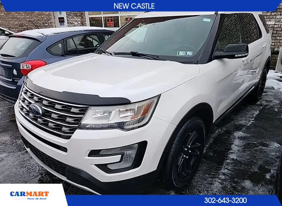 White 2017 Ford Explorer XLT Sport Utility 4D for sale in New Castle, DE