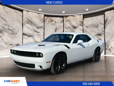 White 2019 Dodge Challenger SXT Coupe 2D for sale in New Castle, DE