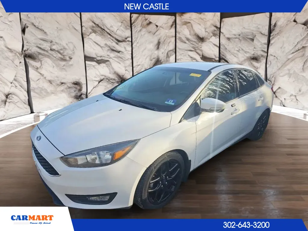 White 2016 Ford Focus SE Sedan 4D for sale in New Castle, DE