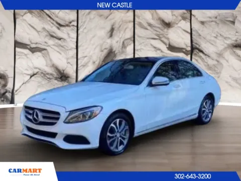 White 2017 Mercedes-Benz C-Class C 300 4MATIC Sedan 4D for sale in New Castle, DE