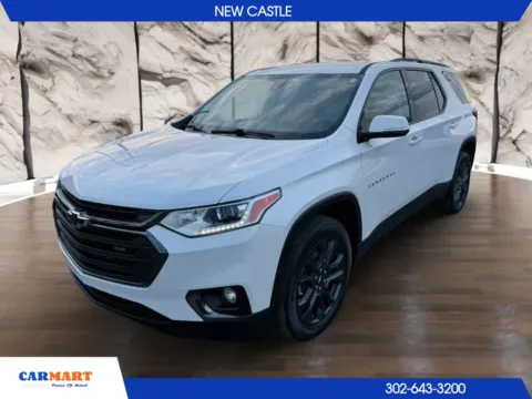 White 2019 Chevrolet Traverse RS Sport Utility 4D for sale in New Castle, DE