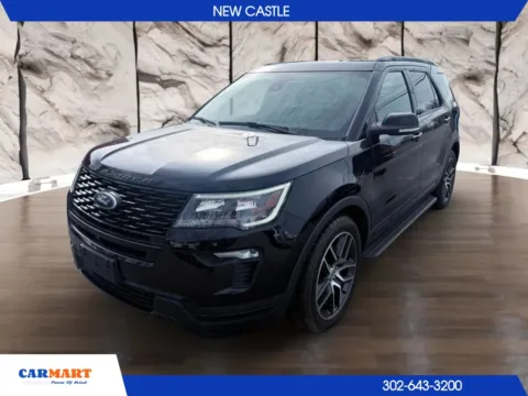 Black 2018 Ford Explorer Sport SUV 4D for sale in New Castle, DE