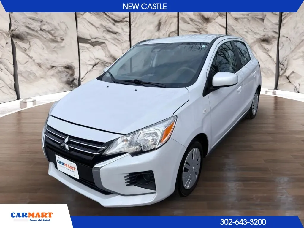 White 2024 Mitsubishi Mirage ES Hatchback 4D for sale in New Castle, DE