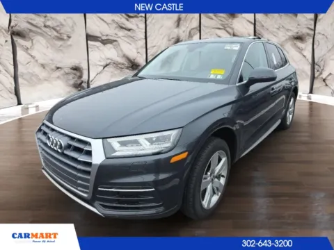 Gray 2018 Audi Q5 Premium Plus w/Technology Value Pkg Sport Utility 4D for sale in New Castle, DE