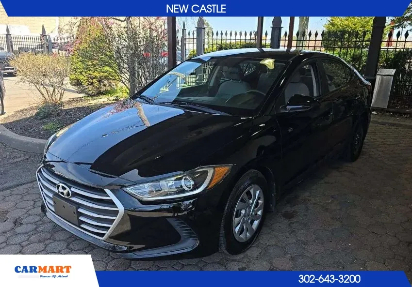 Black 2017 Hyundai Elantra SE Sedan 4D for sale in New Castle, DE