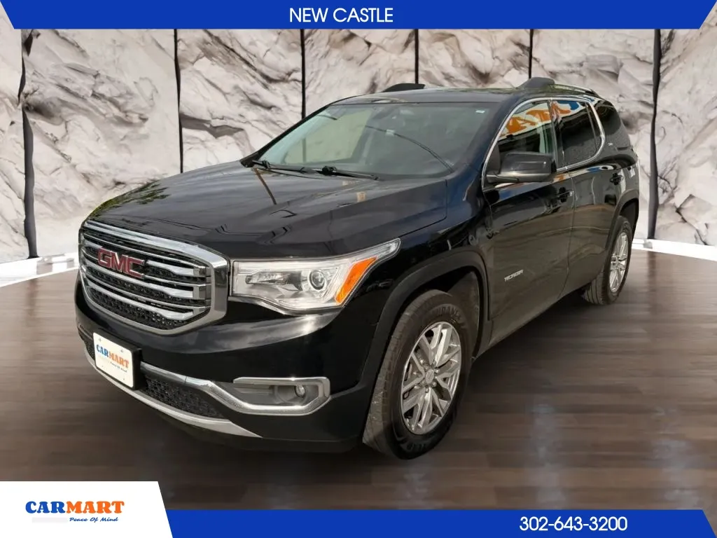 Black 2018 GMC Acadia SLE-2 Sport Utility 4D for sale in New Castle, DE