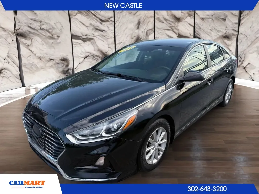 Black 2018 Hyundai Sonata SE Sedan 4D for sale in New Castle, DE