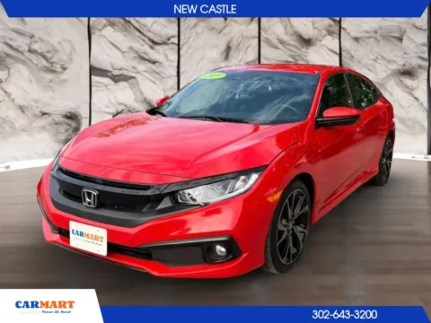 Red 2019 Honda Civic Sport Sedan 4D for sale in New Castle, DE