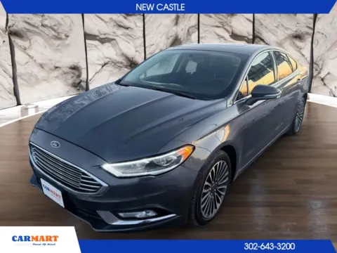 Gray 2018 Ford Fusion Titanium Sedan 4D for sale in New Castle, DE