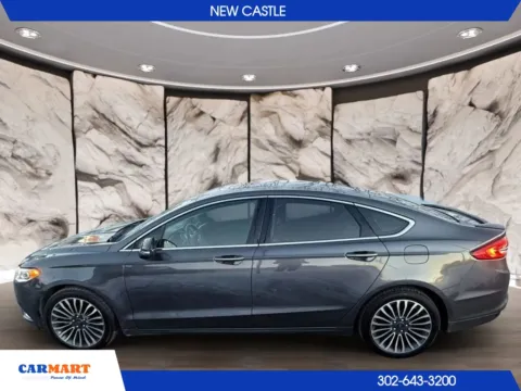 Another view of 2018 Ford Fusion Titanium Sedan 4D for sale in New Castle, DE at CARMART - New Castle