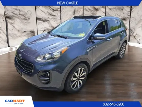 Blue 2017 Kia Sportage EX Sport Utility 4D for sale in New Castle, DE