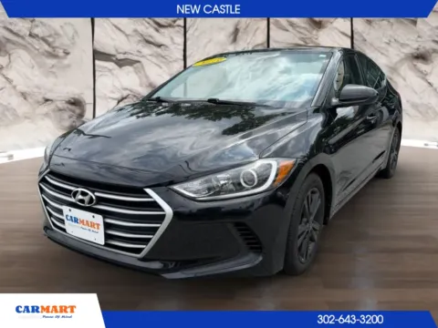 Black 2018 Hyundai Elantra SEL Sedan 4D for sale in New Castle, DE