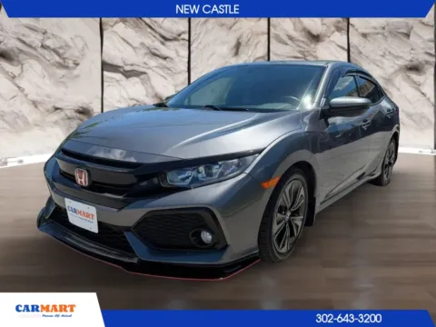 Gray 2017 Honda Civic EX Hatchback 4D for sale in New Castle, DE