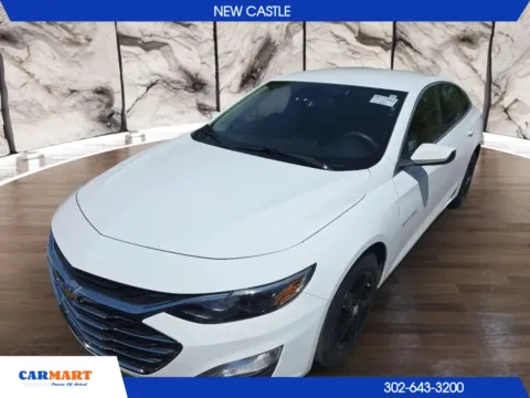 White 2022 Chevrolet Malibu LS Sedan 4D for sale in New Castle, DE