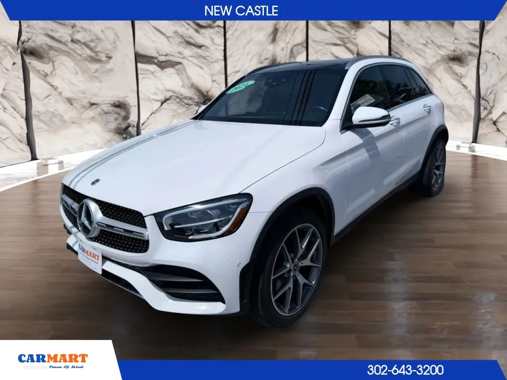 White 2021 Mercedes-Benz GLC 300 4MATIC Sport Utility 4D for sale in New Castle, DE