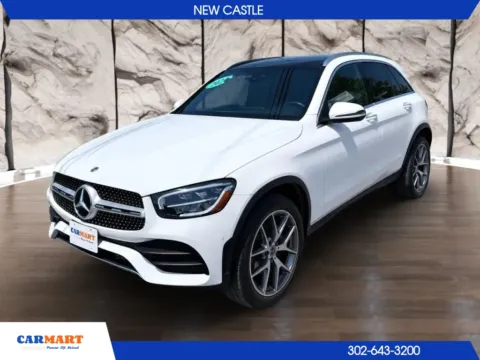 White 2021 Mercedes-Benz GLC 300 4MATIC Sport Utility 4D for sale in New Castle, DE