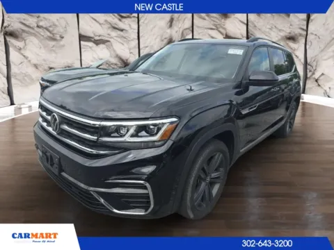Black 2021 Volkswagen Atlas SE R-Line 4Motion w/Tech Pkg Sport Utility 4D for sale in New Castle, DE