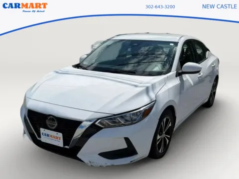 White 2023 Nissan Sentra SV Sedan 4D for sale in New Castle, DE