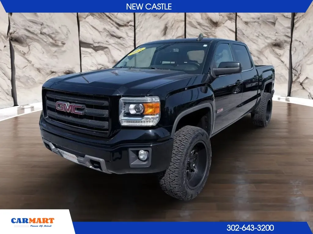 Black 2015 GMC Sierra 1500 Crew Cab SLE Pickup 4D 5 3/4 ft for sale in New Castle, DE