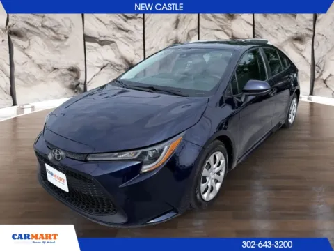 Blue 2021 Toyota Corolla LE Sedan 4D for sale in New Castle, DE