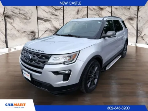 Silver 2018 Ford Explorer XLT Sport Utility 4D for sale in New Castle, DE
