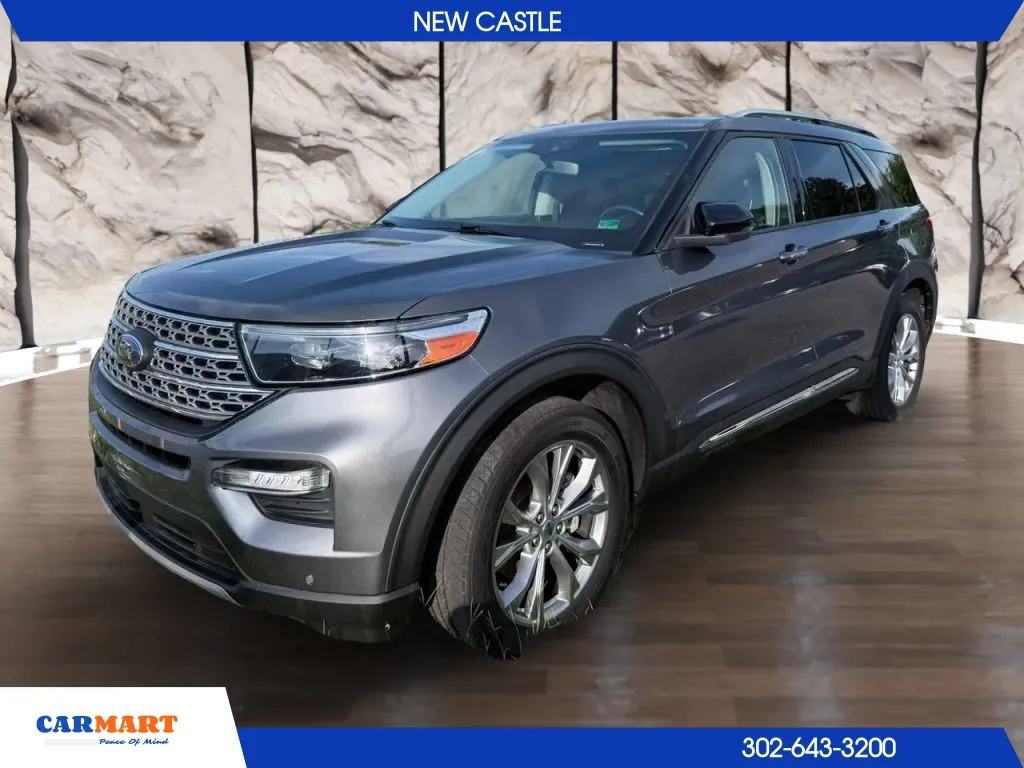 Gray 2021 Ford Explorer Limited Sport Utility 4D for sale in New Castle, DE