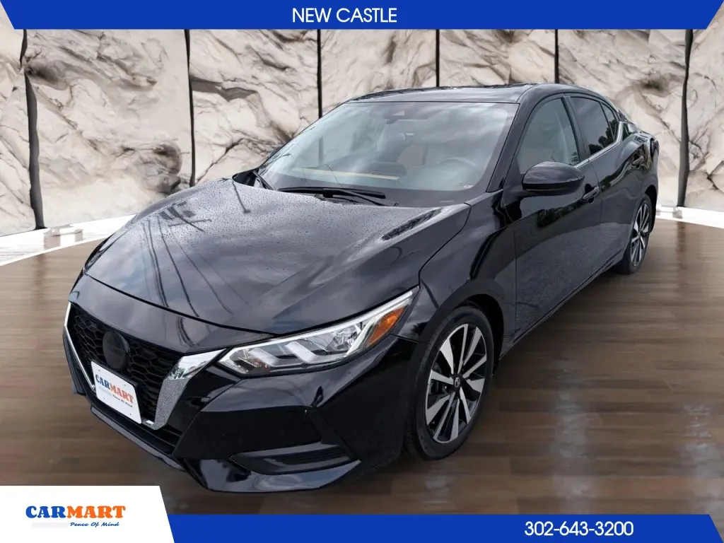 Black 2023 Nissan Sentra SV Sedan 4D for sale in New Castle, DE
