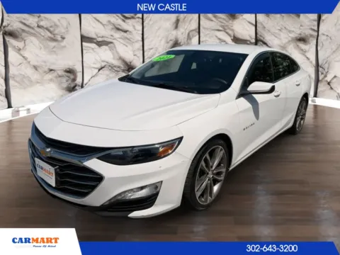 White 2021 Chevrolet Malibu LT Sedan 4D for sale in New Castle, DE