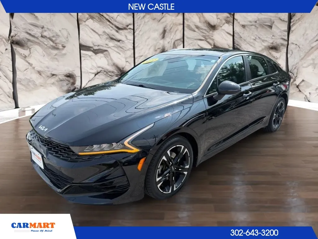 Black 2022 Kia K5 GT-Line Sedan 4D for sale in New Castle, DE