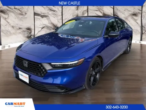 Blue 2023 Honda Accord Hybrid Sport-L Sedan 4D for sale in New Castle, DE